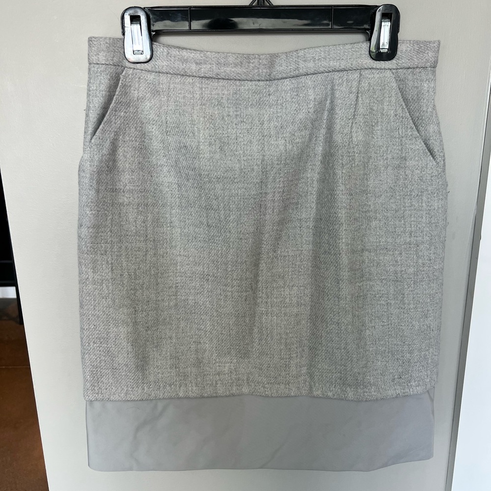 BCBGMaxazria Grey Pencil Skirt